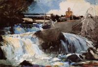 Homer, Winslow - Casting in the Falls
